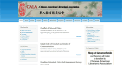 Desktop Screenshot of cala-web.org